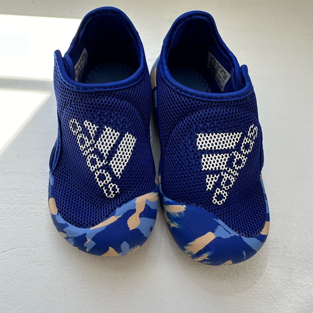 Blue adidas kids/toddler water shoes